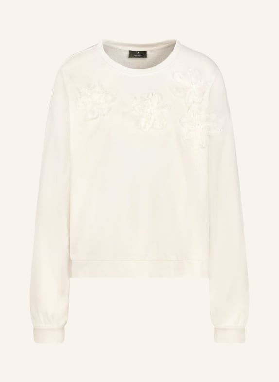 monari Sweatshirt mit Pailletten CREME