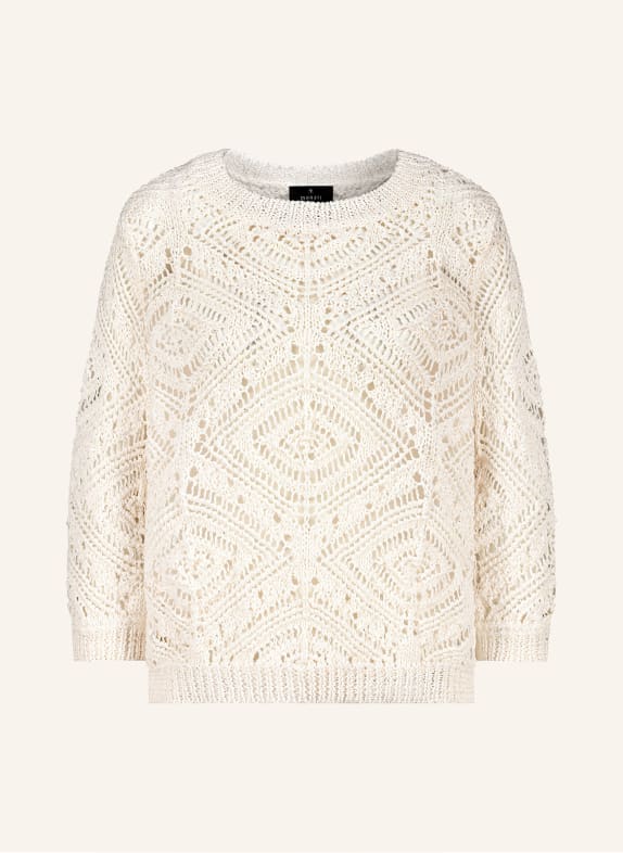 monari Pullover mit Pailletten BEIGE