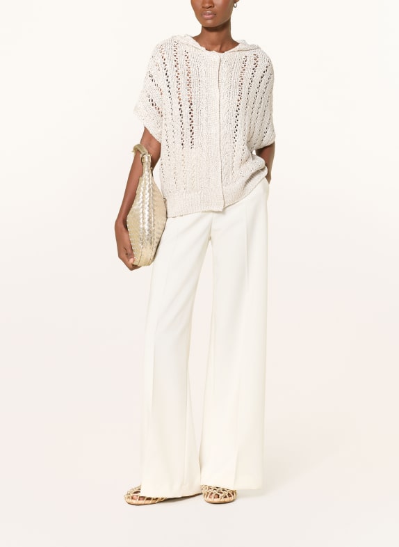 monari Svetr s flitry BÉŽOVÁ