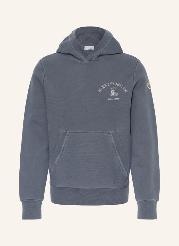MONCLER Hoodie BLAU