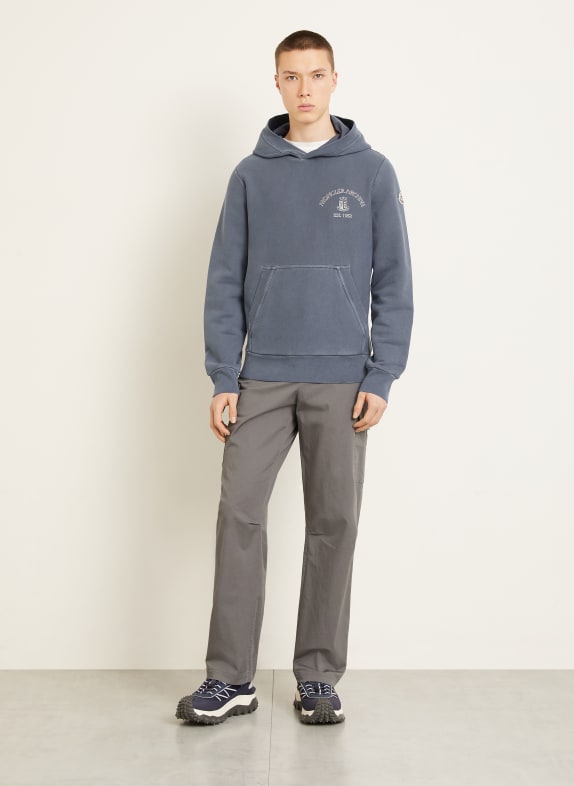 MONCLER hoodie BLAUW