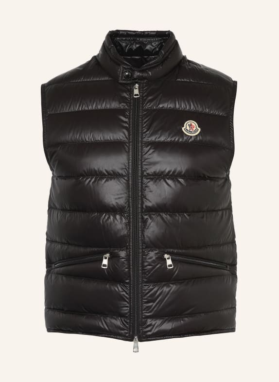 MONCLER Daunenweste GUI SCHWARZ
