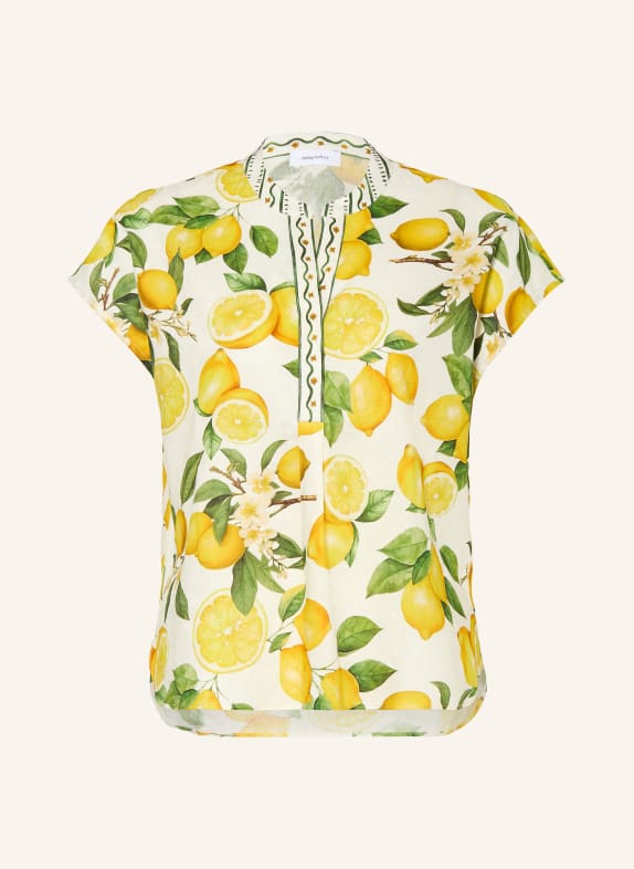 darling harbour Blouse met linnen lemon print