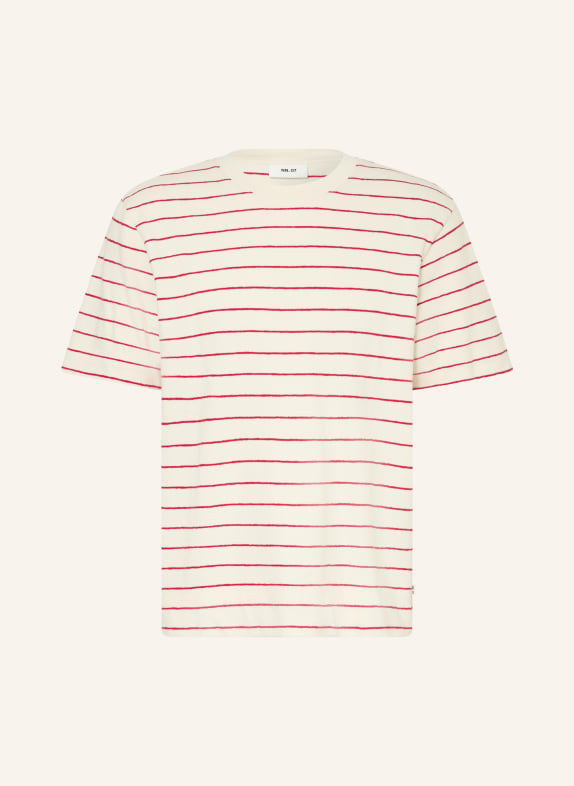NN.07 Koszulka PEDRO BEŻOWY / CZERWONY