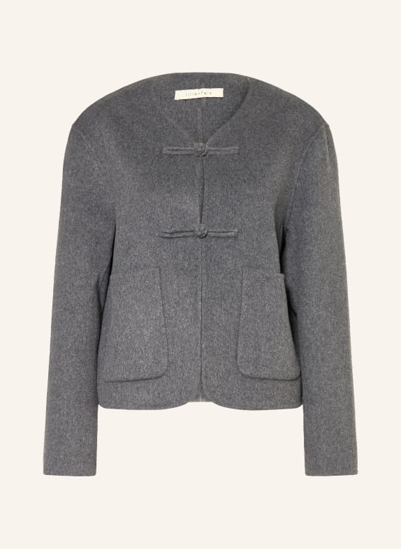 lilienfels Kastenjacke DUNKELGRAU