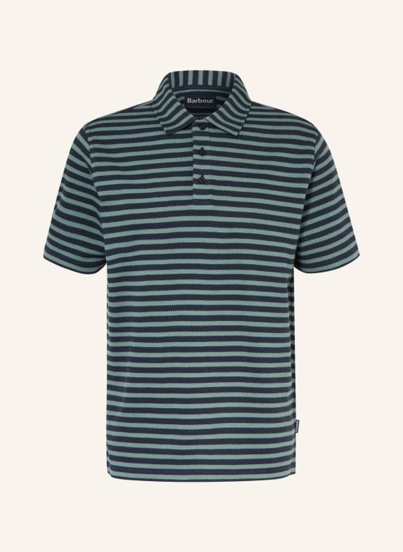 Barbour Tricou polo din tricot FARLAM ALBASTRU ÎNCHIS / PETROL