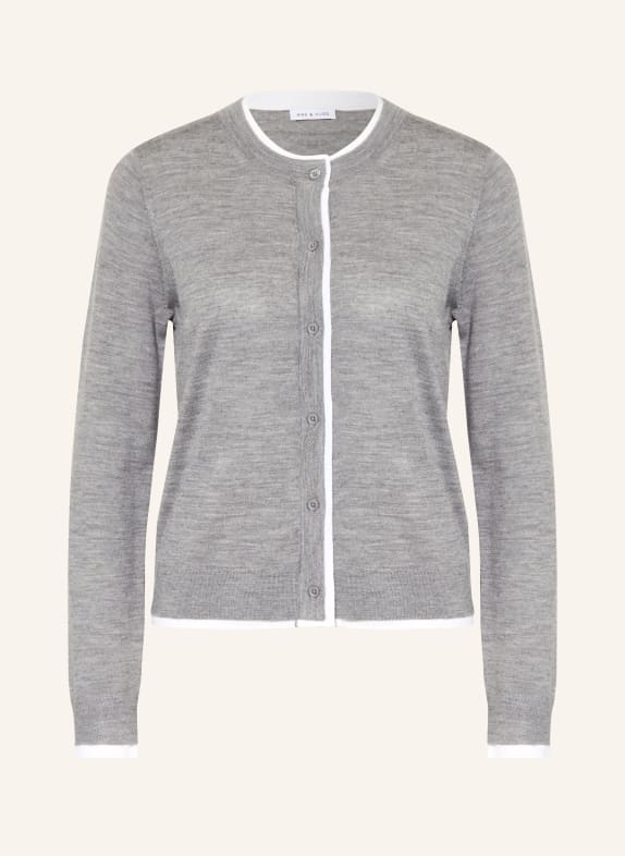 MRS & HUGS svetr ŠEDÁ / BÍLÁ