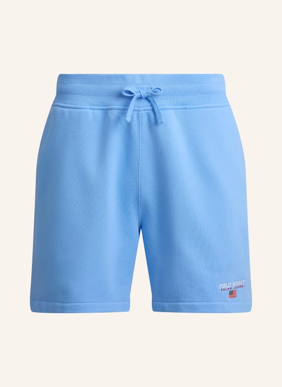 POLO SPORT Sweatshorts HELLBLAU / ROT / WEISS