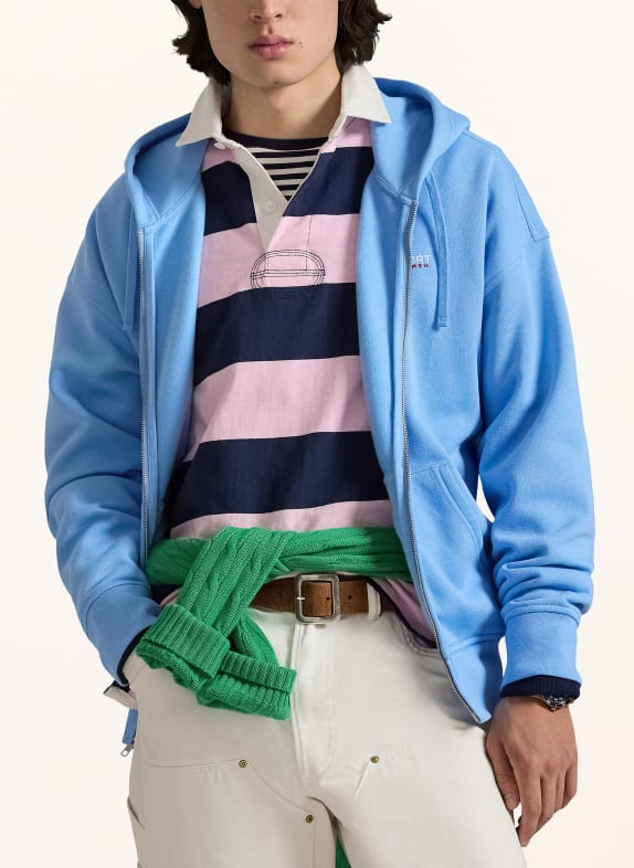POLO SPORT RALPH LAUREN sweatjack BLAUW