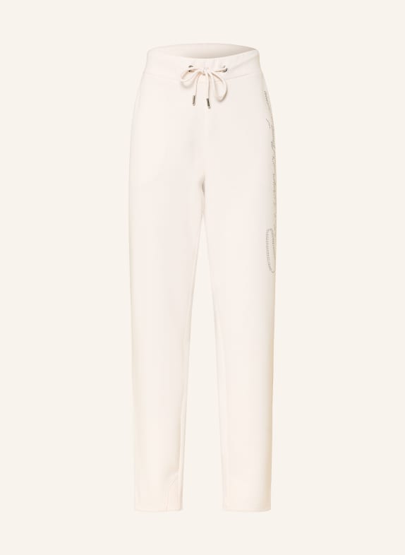 monari Sweatpants with rhinestones CREAM
