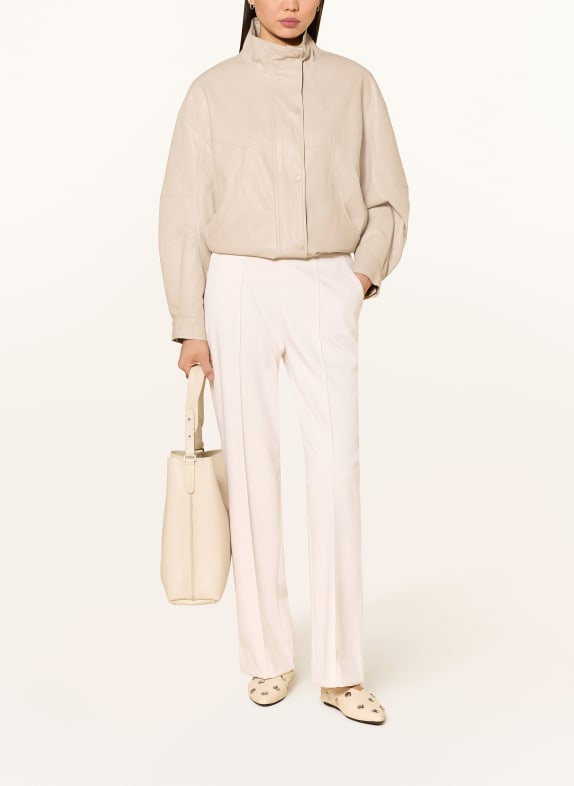 monari Jerseybroek in joggingstijl BEIGE