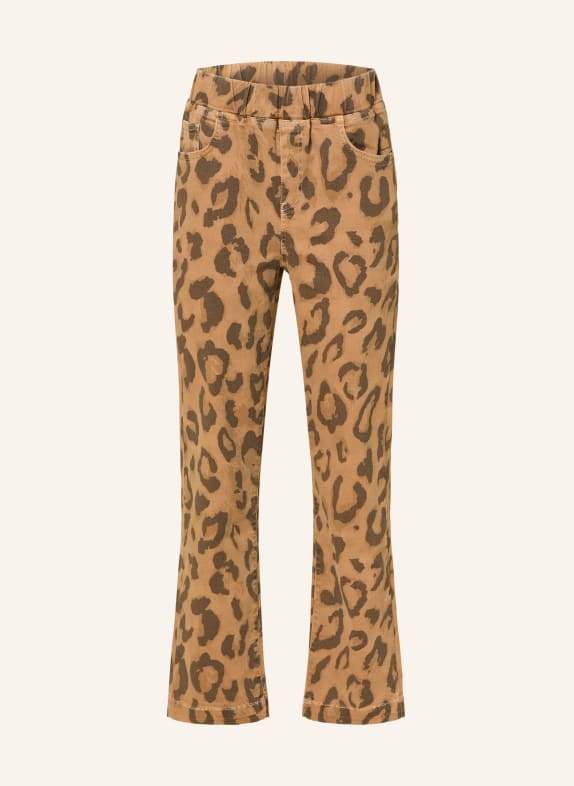 monari Pantalon 7/8 COGNAC / MARRON FONCÉ