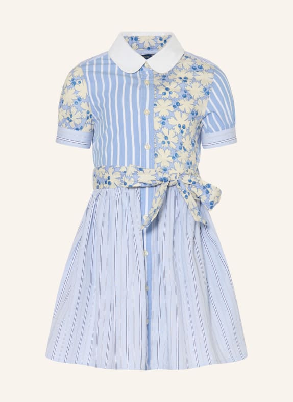 POLO RALPH LAUREN Kleid BLAU / WEISS
