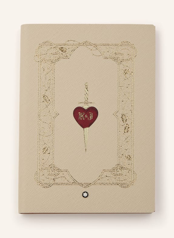 MONTBLANC Saffiano-Notizbuch  ROMEO & JULIET MEDIUM ECRU