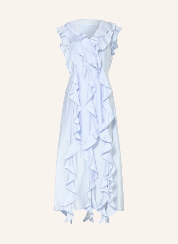 CPH MUSE Jurk CMMOLLY met volants LICHTBLAUW