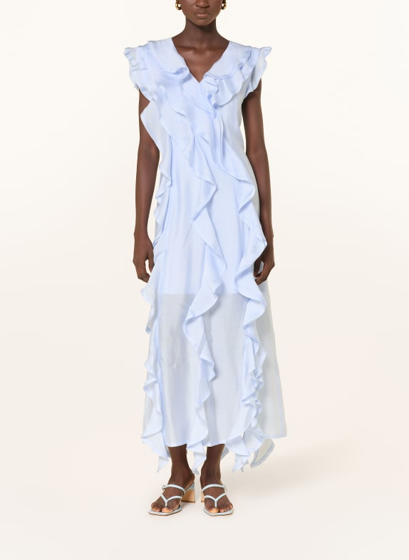 CPH MUSE Kleid CMMOLLY mit Volants HELLBLAU
