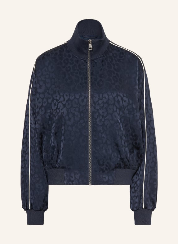 Lala Berlin Satynowa kurtka THARA GRANATOWY