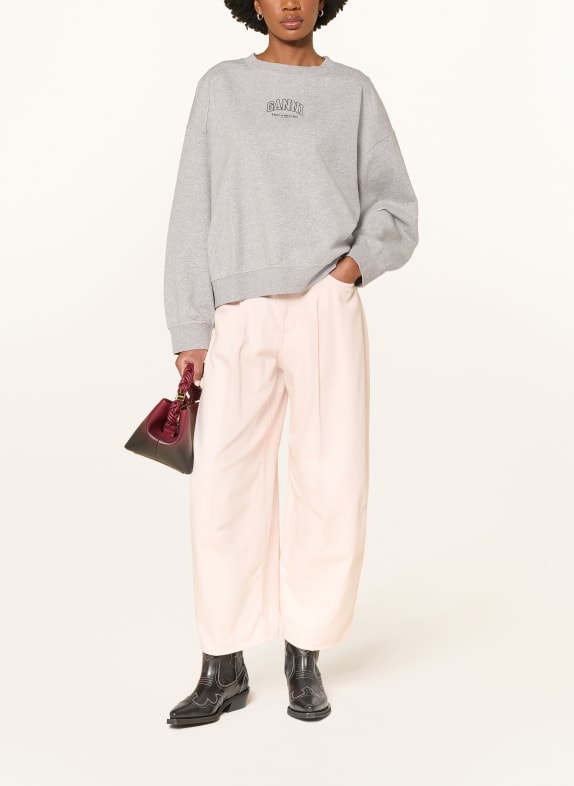 GANNI sweatshirt GRIJS