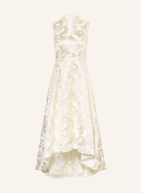 APART Robe de cocktail avec perles décoratives et fil scintillant CRÈME / OR