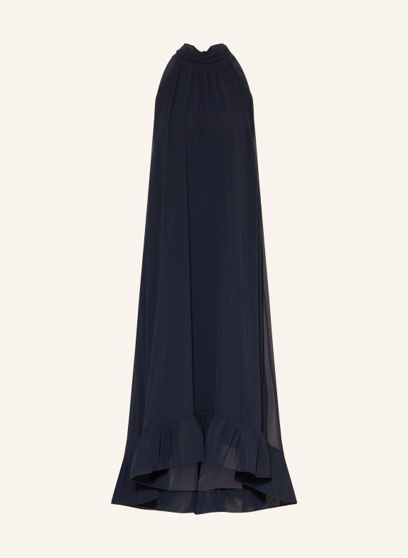 APART Evening gown with flounces DARK BLUE