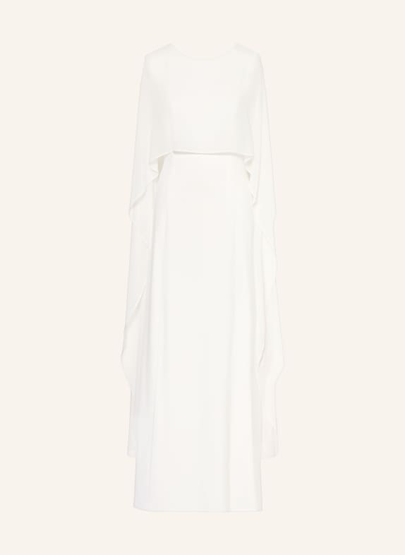 APART Suknia wieczorowa z mieszanki materiałów BIAŁY