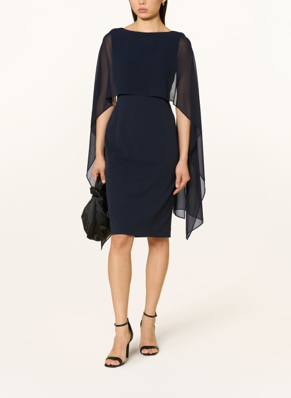APART koktejlové šaty TMAVĚ MODRÁ