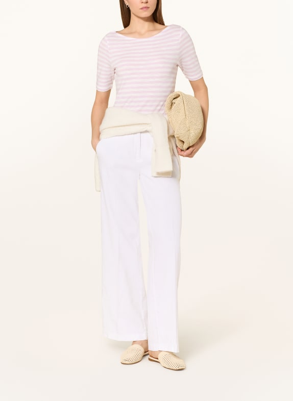 Marc O'Polo T-Shirt ROSÉ / WEISS