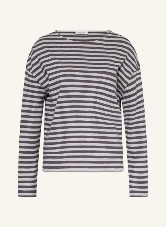 Marc O'Polo svetr ŠEDÁ / TMAVĚ ŠEDÁ