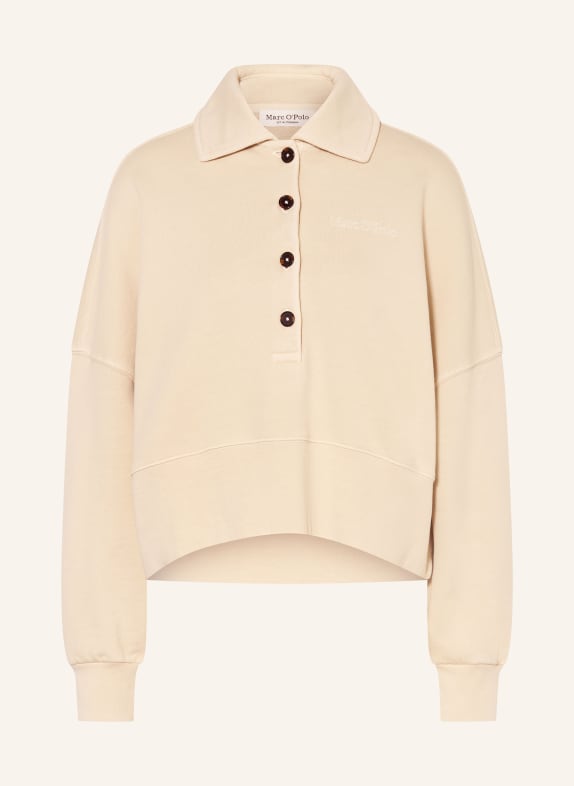 Marc O'Polo Sweat-polokošile BÉŽOVÁ