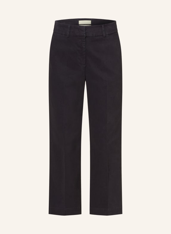 Marc O'Polo Kalhoty Marlene MEA STRAIGHT TMAVĚ MODRÁ