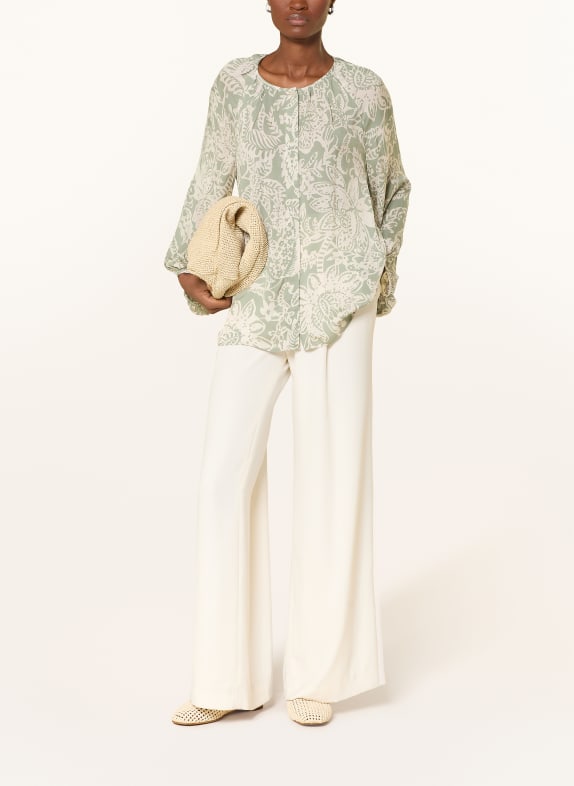 Marc O'Polo blouse LICHTGROEN / CRÈME