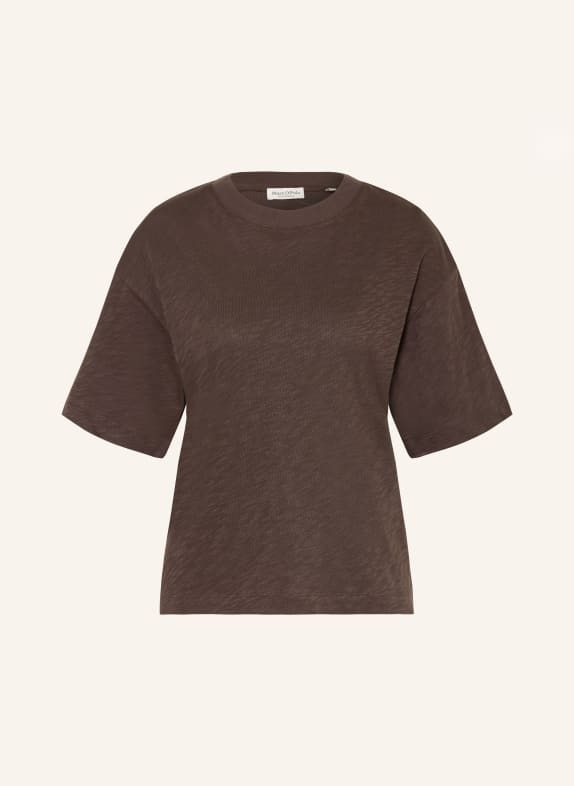 Marc O'Polo T-Shirt DUNKELBRAUN