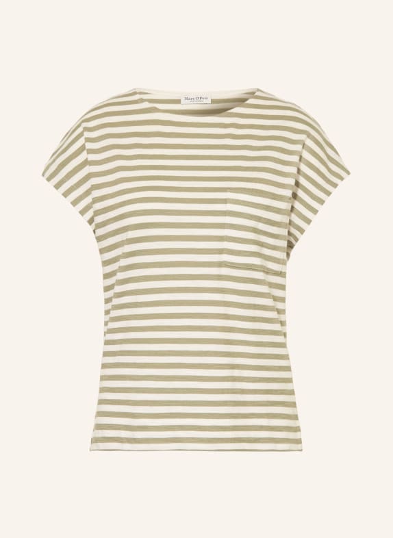 Marc O'Polo T-Shirt HELLGRÜN / KHAKI