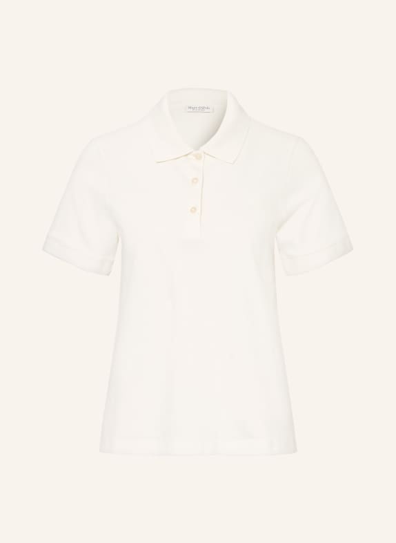 Marc O'Polo knitted polo shirt WHITE
