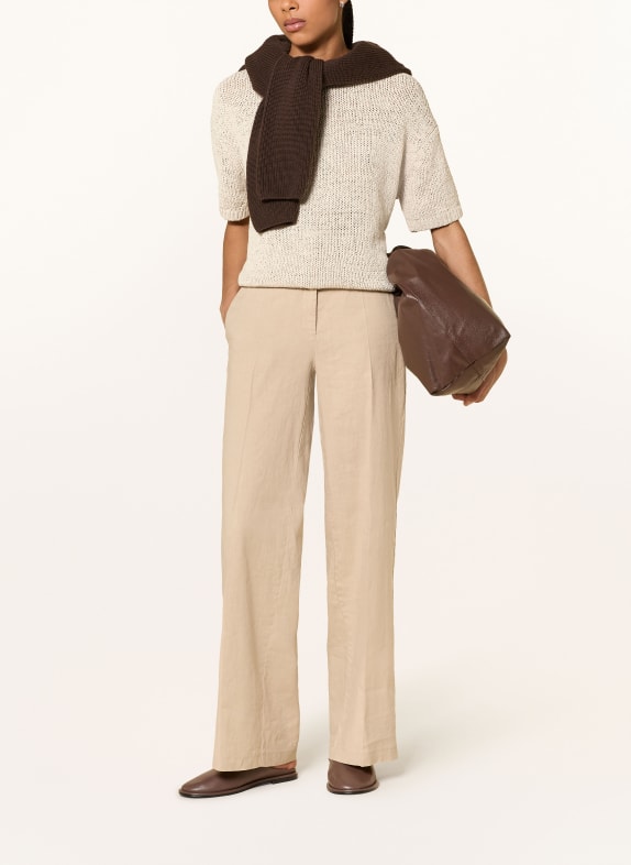 Marc O'Polo gebreid shirt BEIGE