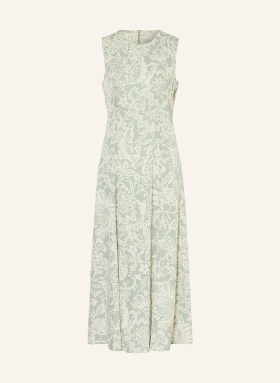 Marc O'Polo satin dress LIGHT GREEN / CREAM