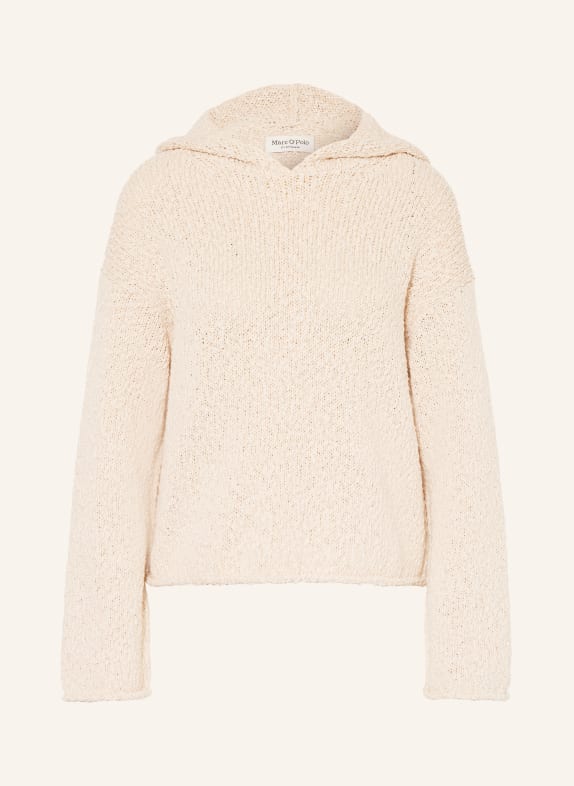 Marc O'Polo Strick-Hoodie ECRU