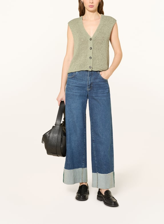 Marc O'Polo knitted vest LIGHT GREEN