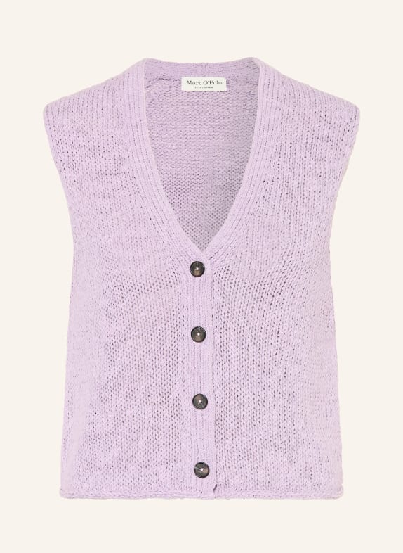 Marc O'Polo knitted vest LIGHT PURPLE