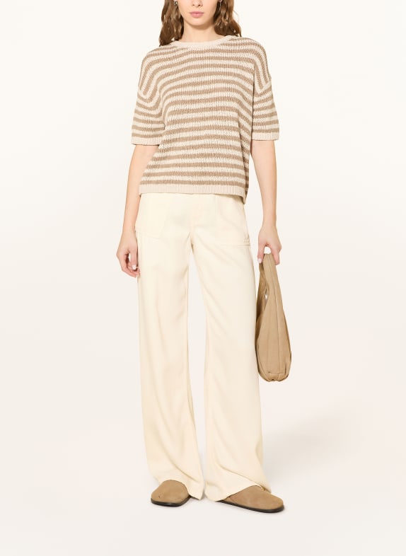 Marc O'Polo gebreid shirt BEIGE / ECRU