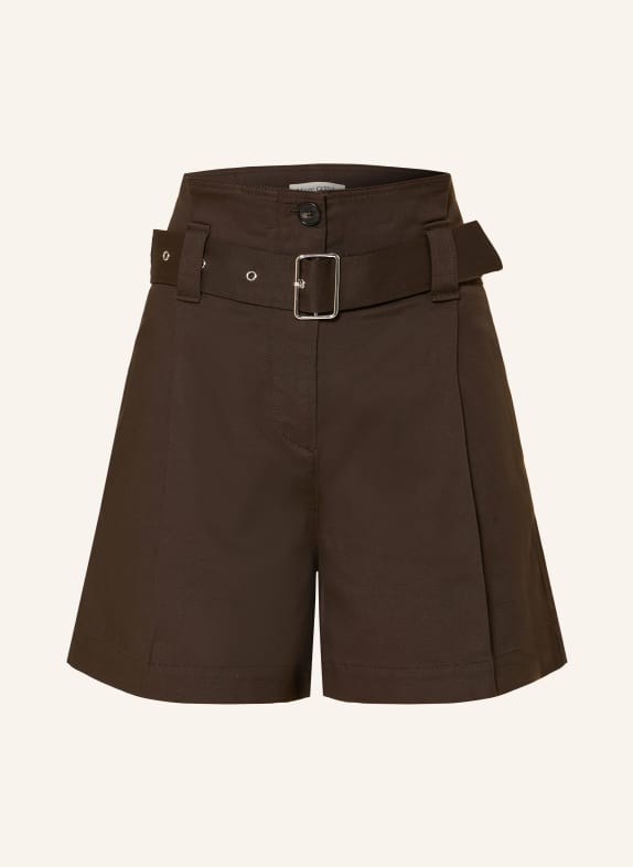 Marc O'Polo Paperbag-Shorts DUNKELBRAUN