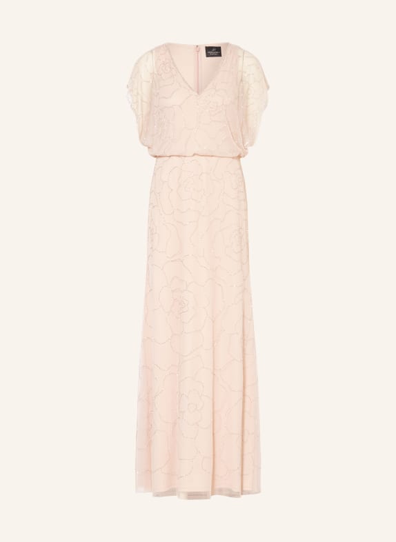 ADRIANNA PAPELL Robe de soirée avec perles décoratives ROSÉ