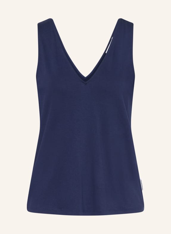 ARMEDANGELS Top met V-hals DONKERBLAUW
