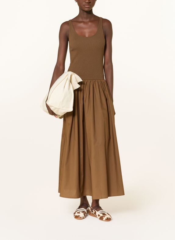 ARMEDANGELS Kleid im Materialmix OLIV