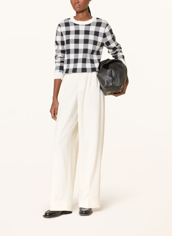 Barbour trui WIT / ZWART