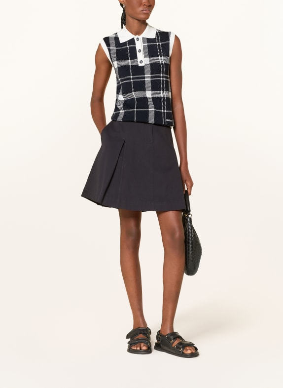 Barbour Pullunder ALLERDALE DONKERBLAUW / WIT