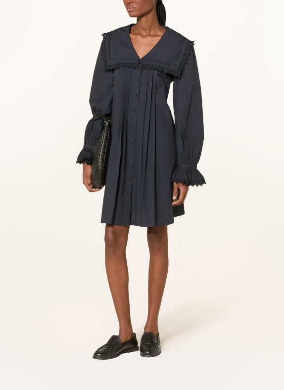 Barbour Robe à dentelle BLEU FONCÉ