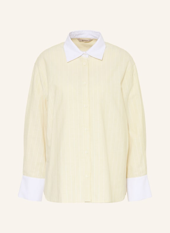 Barbour shirt blouse LIGHT GREEN / WHITE