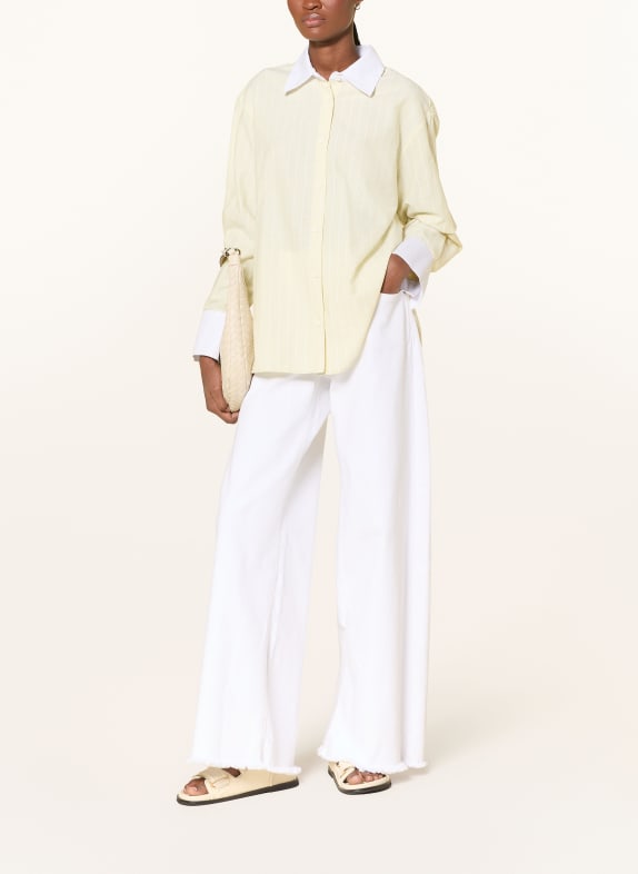 Barbour overhemdblouse LICHTGROEN / WIT