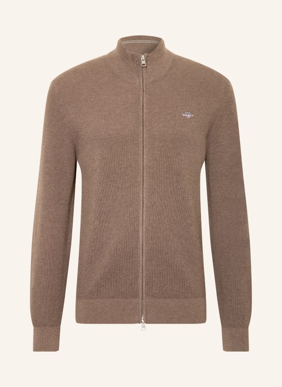 GANT Strickjacke BRAUN
